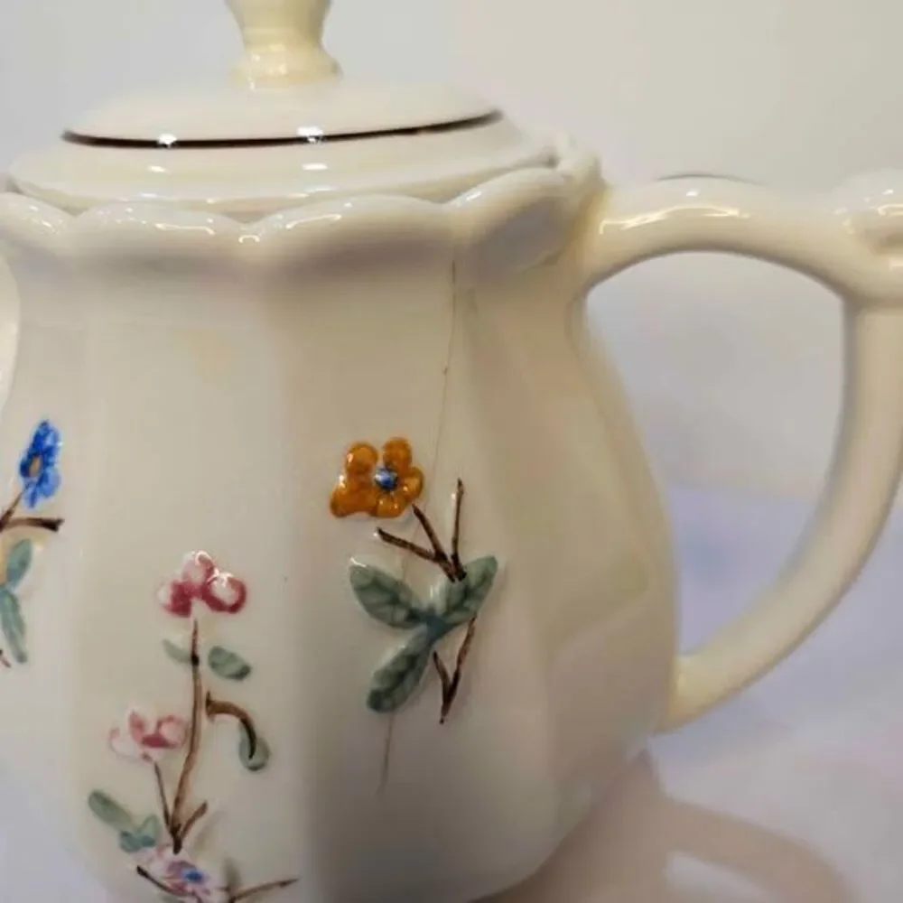 Porcelier Floral Teapot